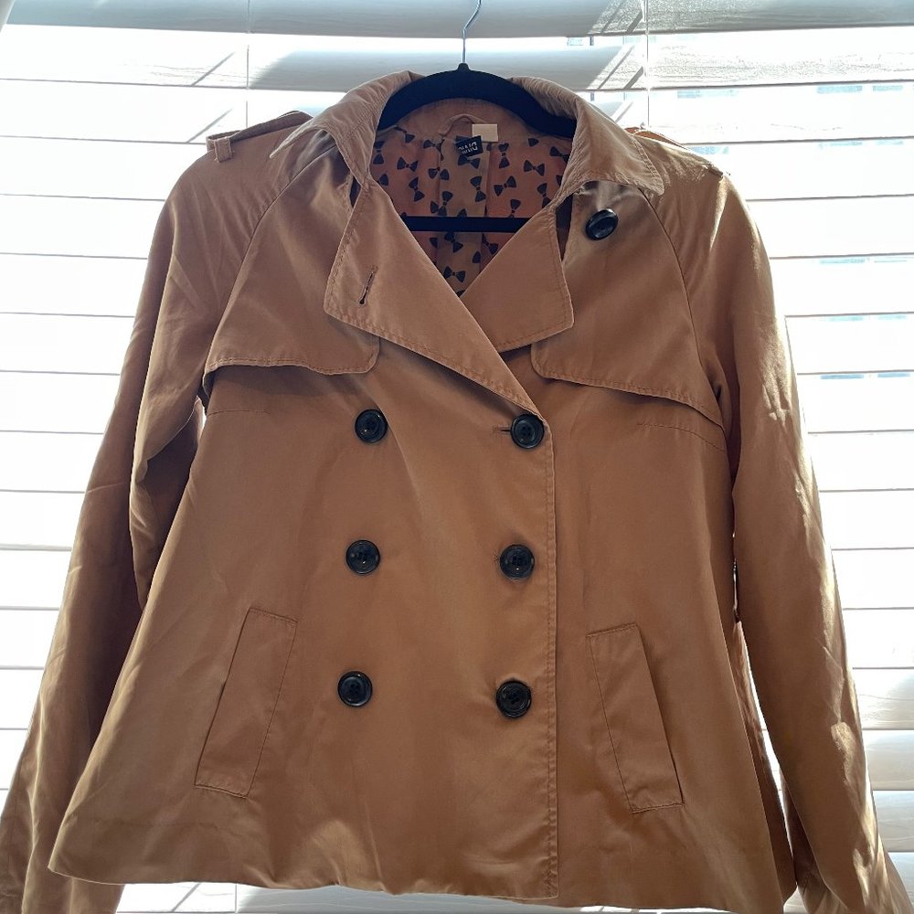 H&M Double Breasted Short Trench Coat